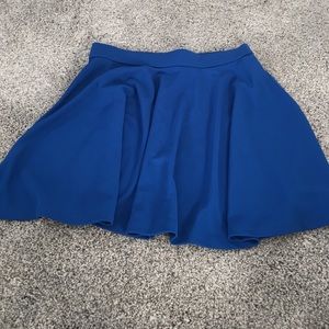 Royal blue skirt